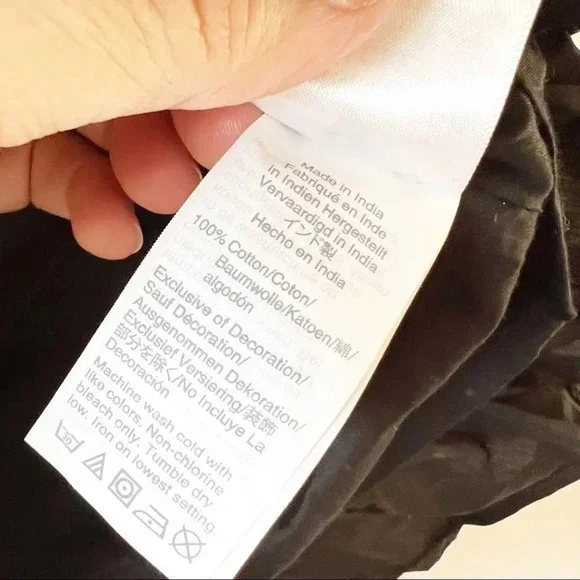 J Crew Reimagined Pom Pom‎ Trim Eyelet Top Black XS Cotton Summer Coquette Tank - Picture 5 of 9